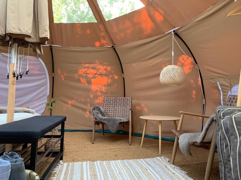 Romantic Luxus Glamping 1 Idestrup Εξωτερικό φωτογραφία